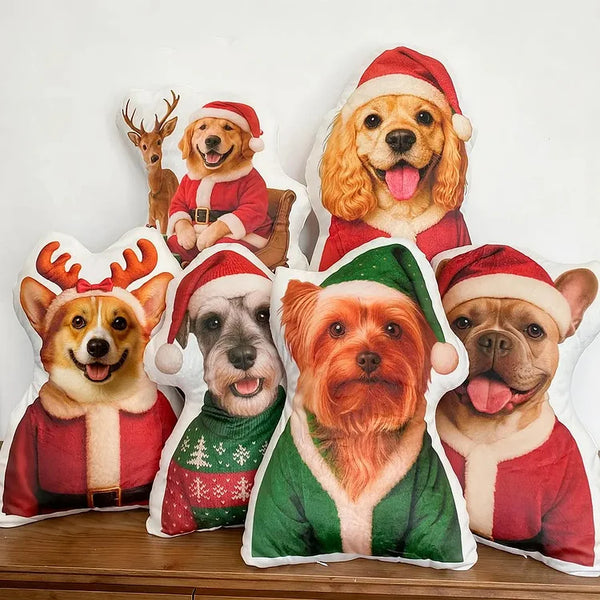 Custom Pet Christmas Pillow
