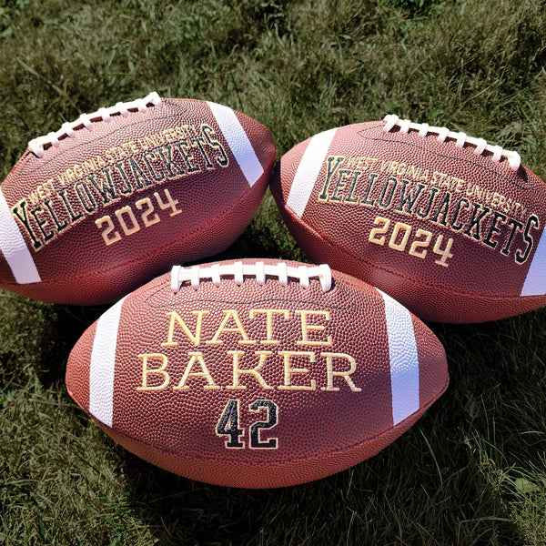 Custom Embroidered Football
