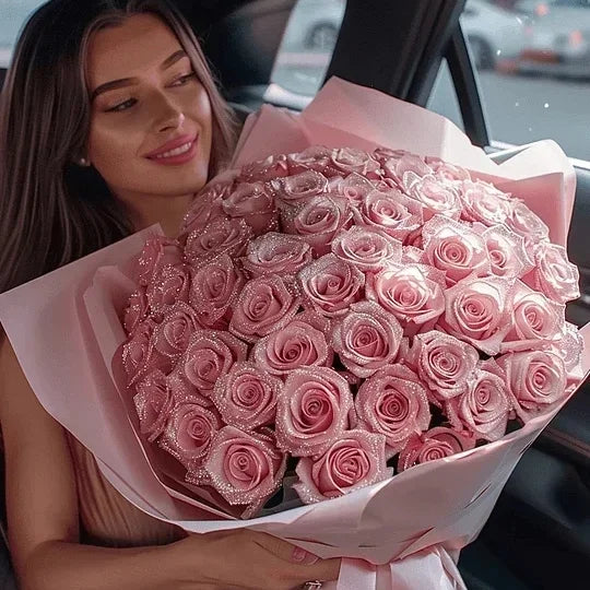 Glitter Rose Bouquet - An Ideal Expression of Love