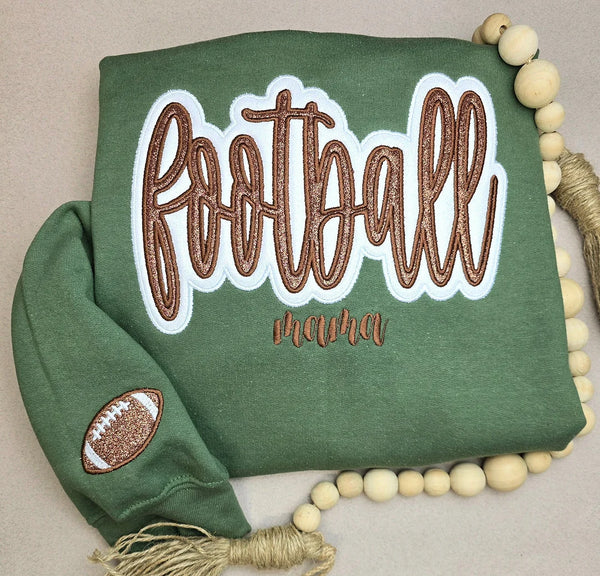 Customized Balls Glitter Sweatshirt, Gifts For Sports Lovers, Mama Sweatshirt