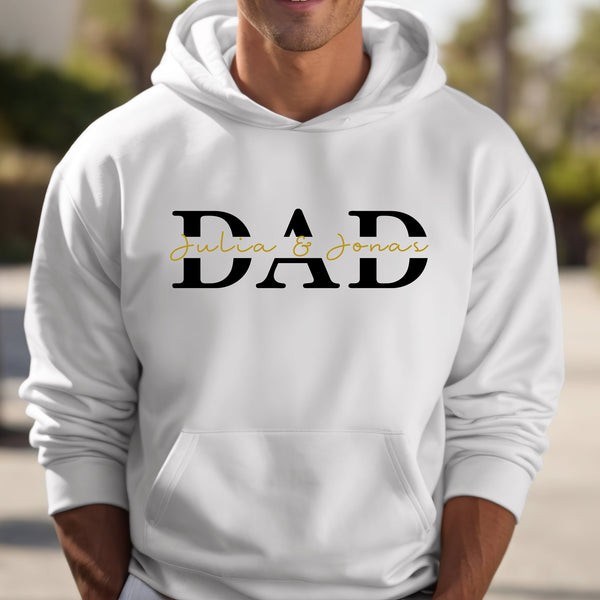 Dad Hoodie Personalized, Father T-Shirt Gift, Cool Dad Printing/Embroidery Sweatshirt