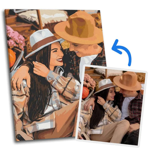 Painted Memory - Custom Painting By Numbers Kit - Christmas Gift