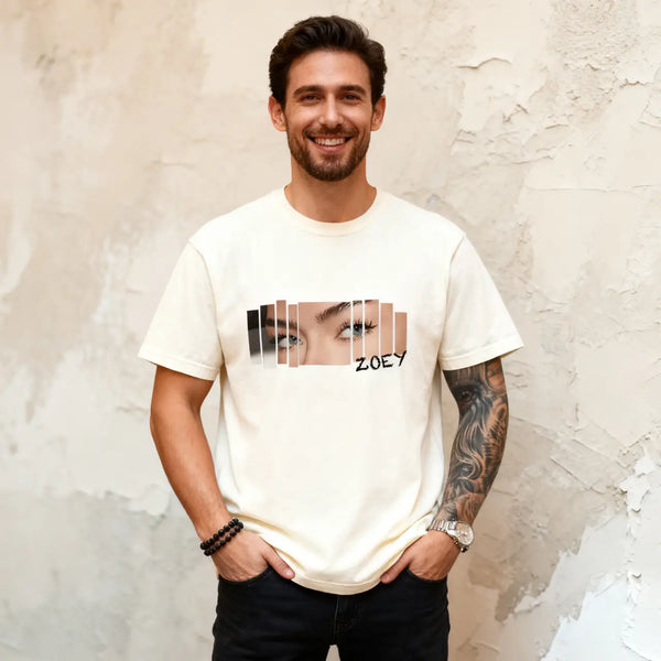 Custom Eyes Shirt, Girlfriend Eyes Tee