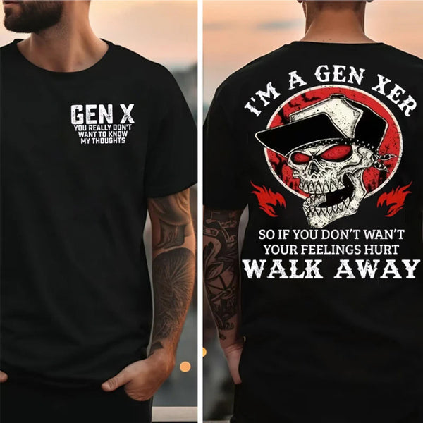 Custom Gen X T-shirt - Retro Vintage Design for Generation X Hoodie