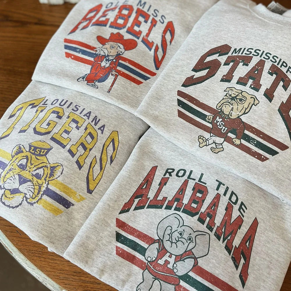 Vintage College Team Sweatshirts - T-shirt 商品缩略图