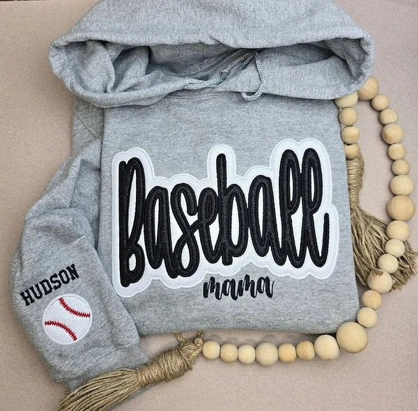 Baseball Glitter CREWNECK Sweatshirt