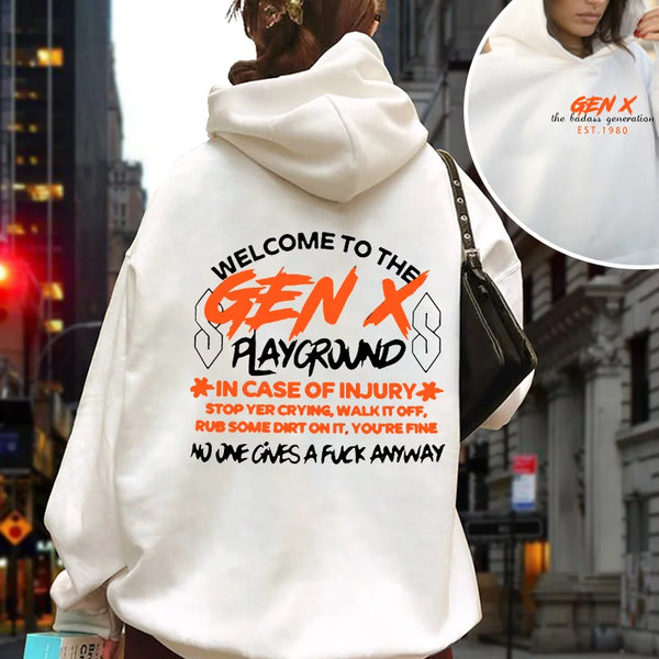 Welcome To The Gen X Playground Shirts(Custom Birth Year)