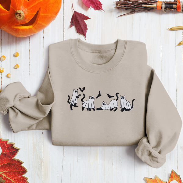 Cat Ghost Sweatshirt